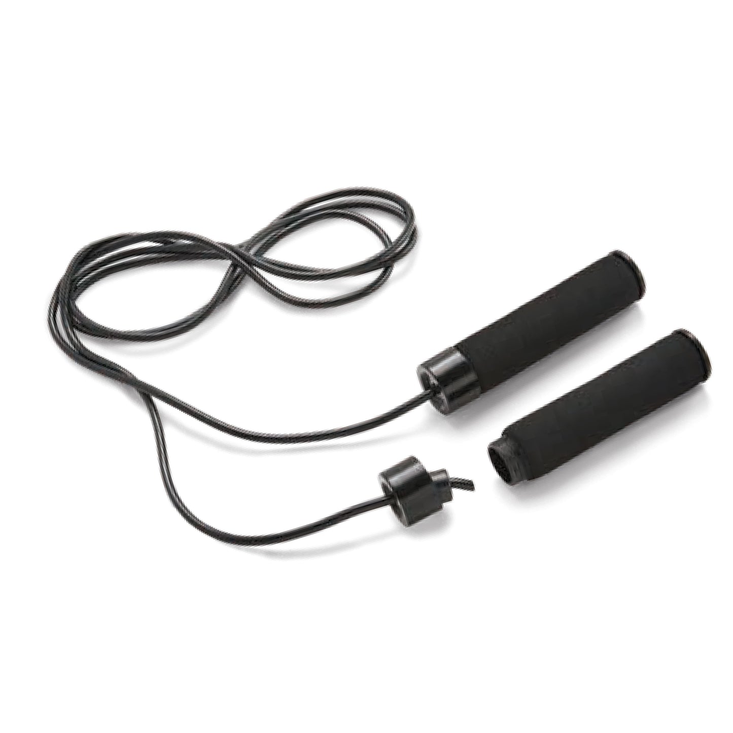 (4 Pack) Speed Jump Rope with Light Weight Handles, 9' Length, Black