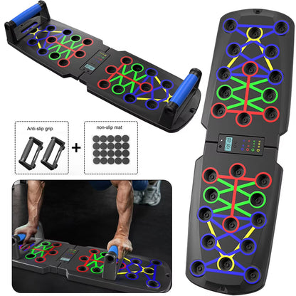Foldable Push-Up Board 22 Modes at Home Push up Portable Abdominal Household Biceps Brachii Muscle Chest Training Equipment