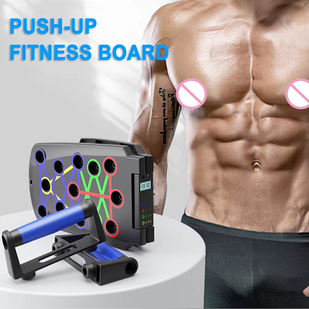 Foldable Push-Up Board 22 Modes at Home Push up Portable Abdominal Household Biceps Brachii Muscle Chest Training Equipment